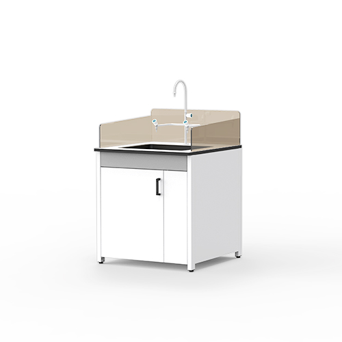 철재 싱크 실험대, PP 싱크볼·고하중 대응 Steel Laboratory Sink Table 제이오텍