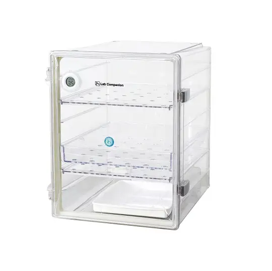 상압 데시케이터, Desiccator, SDC-45, 건조제 제습 보관함, 흡습성 시료 보관, 제이오텍