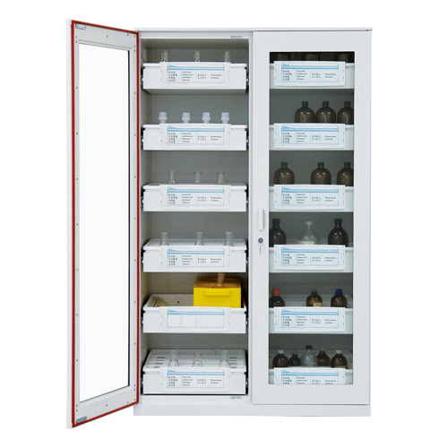 다목적 철재 보관함, 유리창 시약장, Chemical Cabinet Window, DS-OW 시리즈, 제이오텍