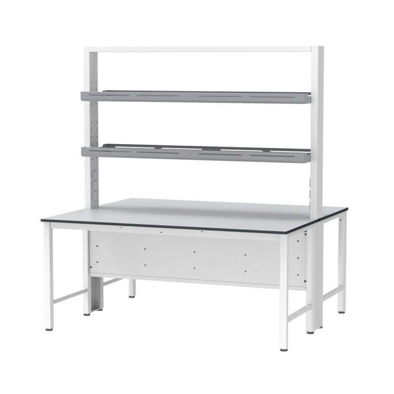 다목적 철재 실험대 중앙형, 측면 콘센트·고하중 Multi-functional Steel Laboratory Table 제이오텍