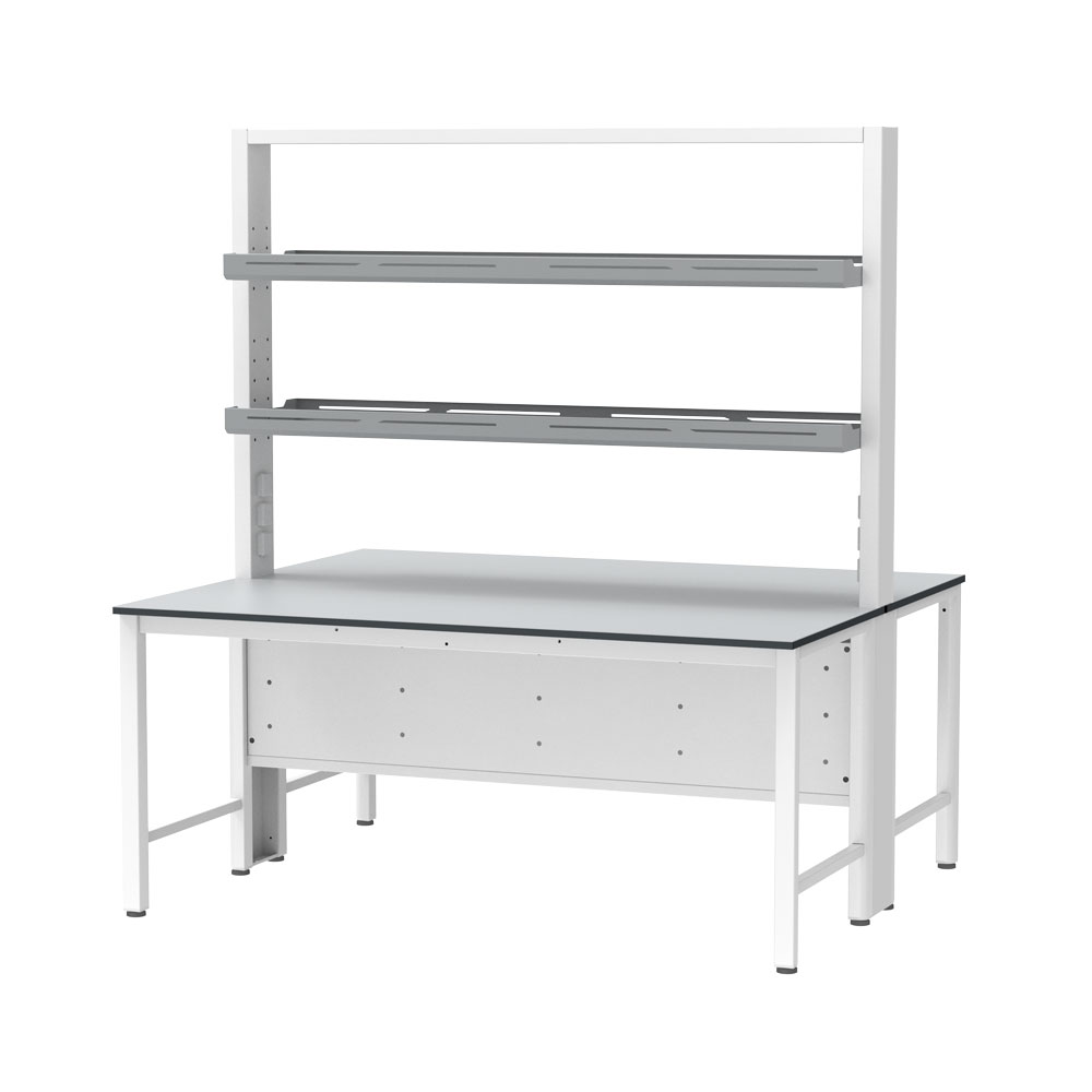 다목적 철재 실험대 중앙형, 측면 콘센트·고하중 Multi-functional Steel Laboratory Table 제이오텍