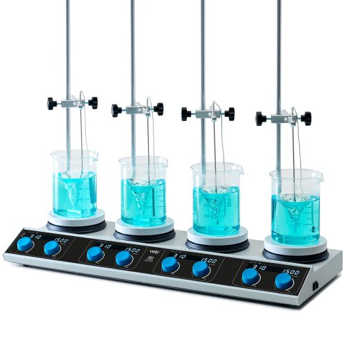 VELP AM 4 Digital Multi-position Hot Plate Stirrer 디지털 멀티 가열 자석 교반기
